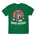 Send Noods Kelly Green Men's Tee for Cute Badass, Funny