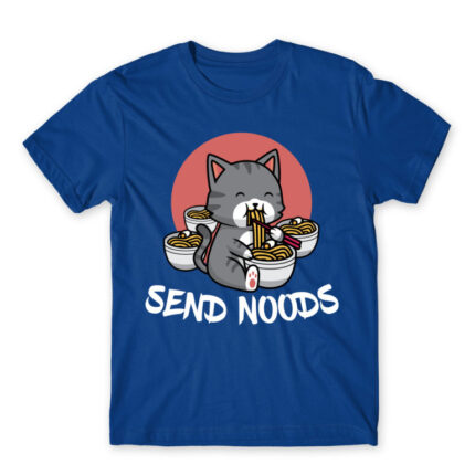 Send Noods Royal Blue Men's Tee for Cute Badass, Funny