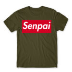 Senpai Supreme Army Men's Tee for Anime, Senpai