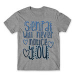 Senpai will never notice you Grey Melange Men's T-shirt for Anime, Senpai