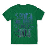 Senpai will never notice you Kelly Green Men's Tee for Anime, Senpai