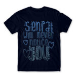 Senpai will never notice you Navy Men's T-shirt for Anime, Senpai