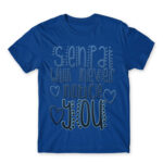 Senpai will never notice you Royal Blue Men's Tee for Anime, Senpai