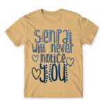 Senpai will never notice you Sand Men's Tee for Anime, Senpai