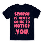 Senpai won’t notice Navy Men's Tee for Anime, Senpai