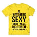 Sexy Bus Driver Lemon Men's T-shirt for Bus Driver, Work