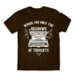 Shadow of thoughts Chocolate Men's T-shirt for Work, Writer