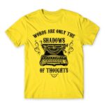 Shadow of thoughts Lemon Men's T-shirt for Work, Writer