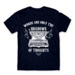 Shadow of thoughts Navy Men's T-shirt for Work, Writer
