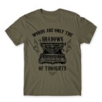Shadow of thoughts Zinc Men's T-shirt for Work, Writer