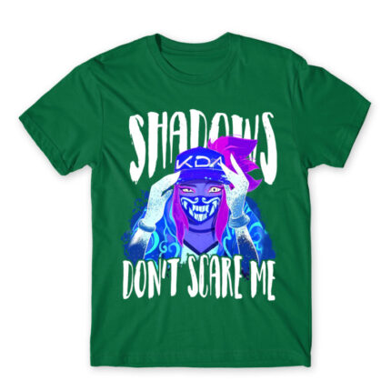 Shadows don’t scare me Kelly Green Men's Tee for Gaming, League Of Legends