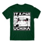 Sharingan Master – Uchiha Itachi Bottle Green Men's Tee for Anime, Naruto