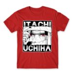Sharingan Master – Uchiha Itachi Red Men's T-shirt for Anime, Naruto