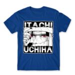 Sharingan Master – Uchiha Itachi Royal Blue Men's T-shirt for Anime, Naruto