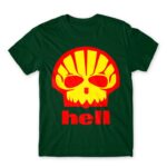 Shell Hell Bottle Green Men's Tee for Brand Parody, Funny