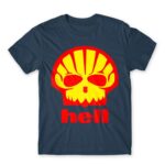 Shell Hell Denim Men's Tee for Brand Parody, Funny