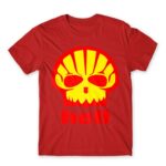 Shell Hell Red Men's T-shirt for Brand Parody, Funny