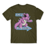 She’s My Queen! Army Men's T-shirt for Anime, Pokemon