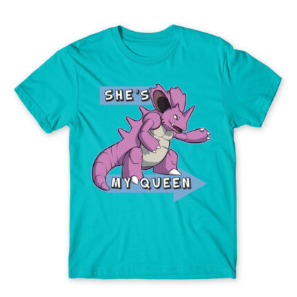 She’s My Queen! Atoll Blue Men's T-shirt for Anime, Pokemon