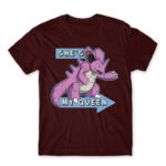 She’s My Queen! Burgundy Men's Tee for Anime, Pokemon