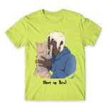 Shh, it’s okay Apple Green Men's Tee for Anime, Original Character