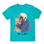 Shh, it’s okay Atoll Blue Men's Tee for Anime, Original Character