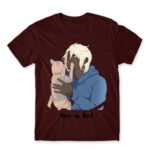 Shh, it’s okay Burgundy Men's T-shirt for Anime, Original Character