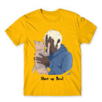 Shh, it’s okay Gold Men's T-shirt for Anime, Original Character