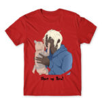 Shh, it’s okay Red Men's T-shirt for Anime, Original Character