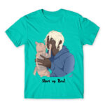 Shh, it’s okay Turquoise Men's T-shirt for Anime, Original Character
