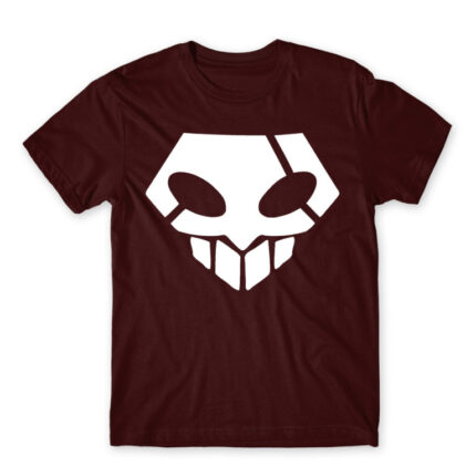 Shinigami badge logo Burgundy Men's Tee for Anime, Bleach