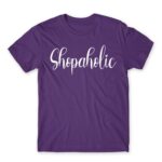 Shopaholic Dark Purple Men's T-shirt for Funny, Shopping