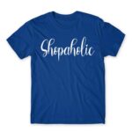 Shopaholic Royal Blue Men's T-shirt for Funny, Shopping