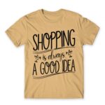 Shopping – A Good Idea Sand Men's T-shirt for Funny, Shopping