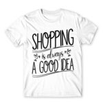 Shopping – A Good Idea White Men's T-shirt for Funny, Shopping