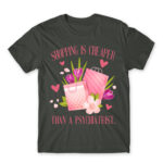 Shopping is cheaper Dark Grey Men's Tee for Funny, Shopping