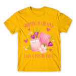 Shopping is cheaper Gold Men's Tee for Funny, Shopping