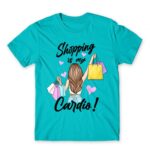 Shopping is My Cardio Atoll Blue Men's Tee for Funny, Shopping