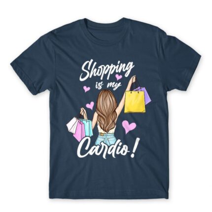 Shopping is My Cardio Denim Men's T-shirt for Funny, Shopping