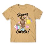 Shopping is My Cardio Sand Men's Tee for Funny, Shopping