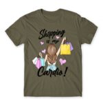 Shopping is My Cardio Zinc Men's Tee for Funny, Shopping