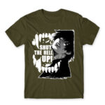 Shut the hell up – Tokyo Ghoul Army Men's Tee for Anime, Tokyo Ghoul