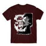 Shut the hell up – Tokyo Ghoul Burgundy Men's T-shirt for Anime, Tokyo Ghoul