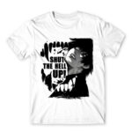 Shut the hell up – Tokyo Ghoul White Men's T-shirt for Anime, Tokyo Ghoul
