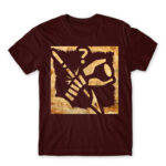 Silent strike Burgundy Men's Tee