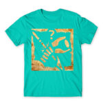 Silent strike Turquoise Men's T-shirt
