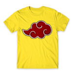 Simple Akatsuki Cloud Lemon Men's Tee for Anime, Naruto
