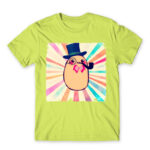 Sir Kawaii Potato Apple Green Men's T-shirt for Anime, Anime Funny