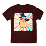 Sir Kawaii Potato Burgundy Men's Tee for Anime, Anime Funny