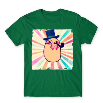 Sir Kawaii Potato Kelly Green Men's Tee for Anime, Anime Funny